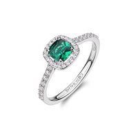 Ringe Brosway Dame FANCY - LIFE GREEN in Silber